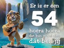 54 jaar leeuw muziekaal