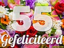 55 jaar boeket