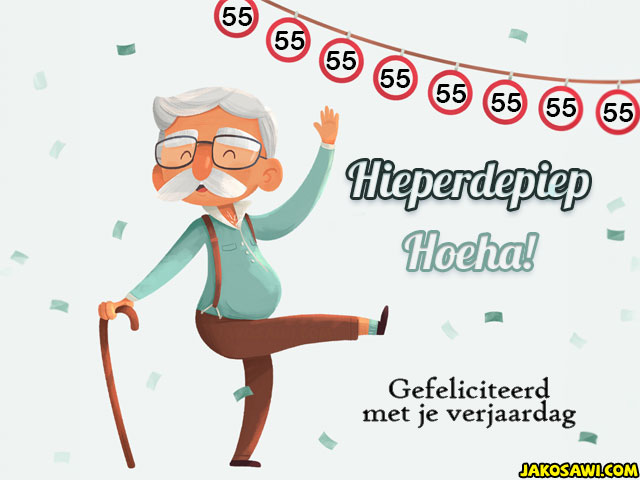 55 jaar oude man