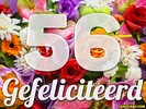 56 jaar boeket