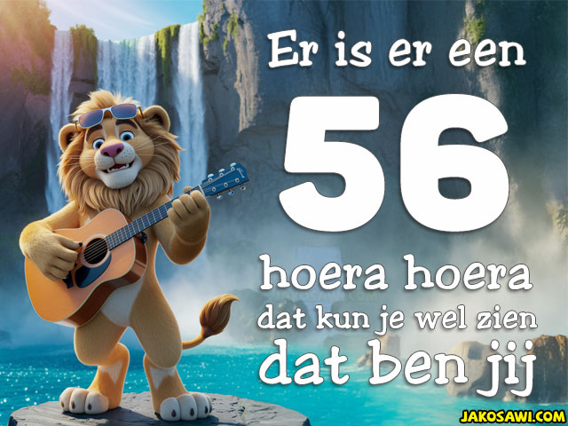 56 jaar leeuw muziekaal
