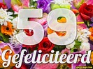 59 jaar boeket