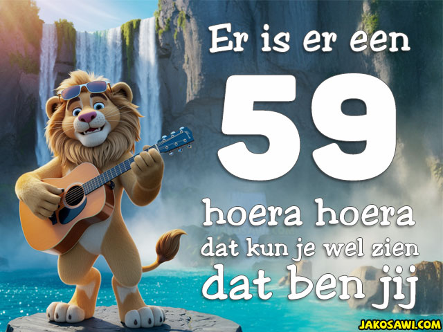 59 jaar leeuw muziekaal