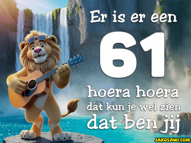 61 jaar leeuw muziekaal