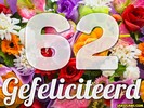 62 jaar boeket