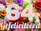 64 jaar boeket