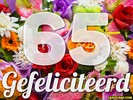 65 jaar boeket