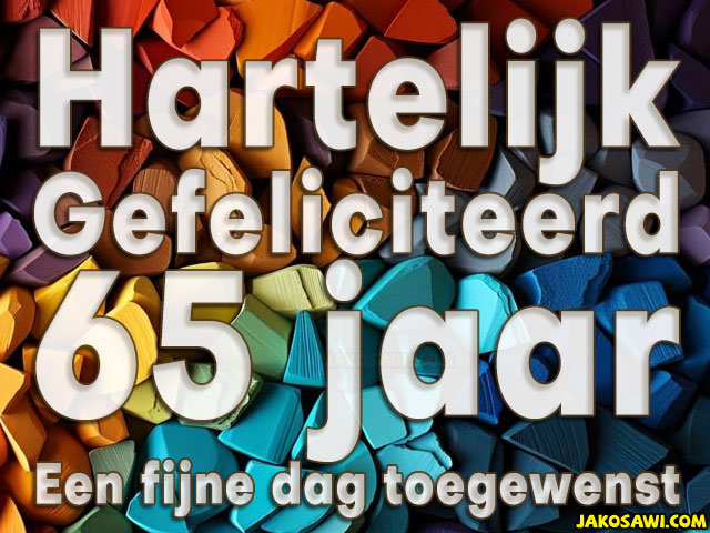 65 jaar steentjes 1