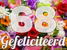 68 jaar boeket