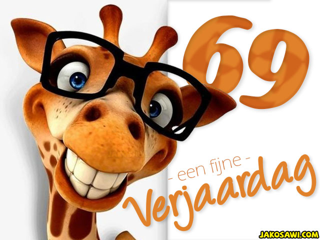 69 jaar fijne verjaardag 2201