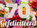 70 jaar boeket