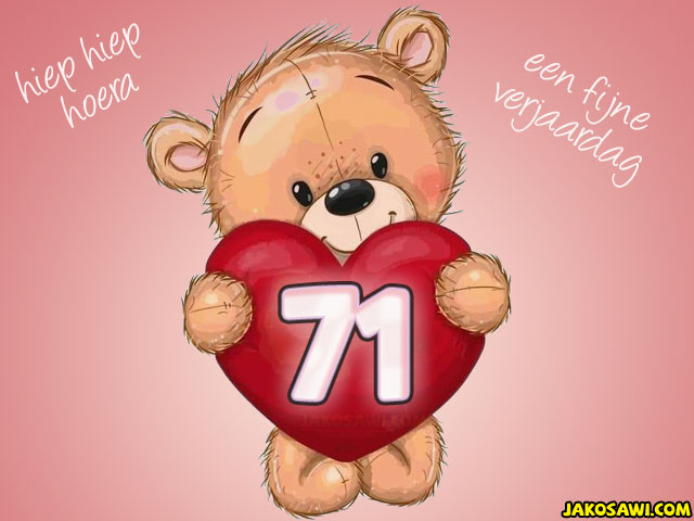 71 jaar hart beer