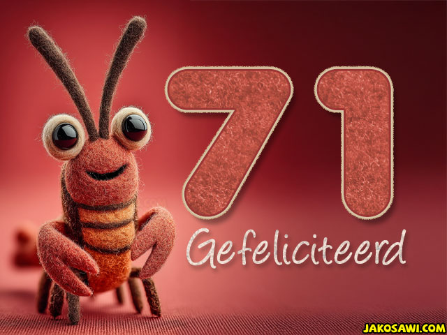 71 jaar kreeft