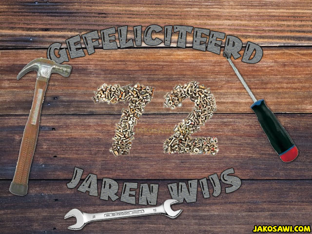 72 jaar klusser gereedschap
