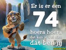 74 jaar leeuw muziekaal