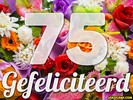 75 jaar boeket