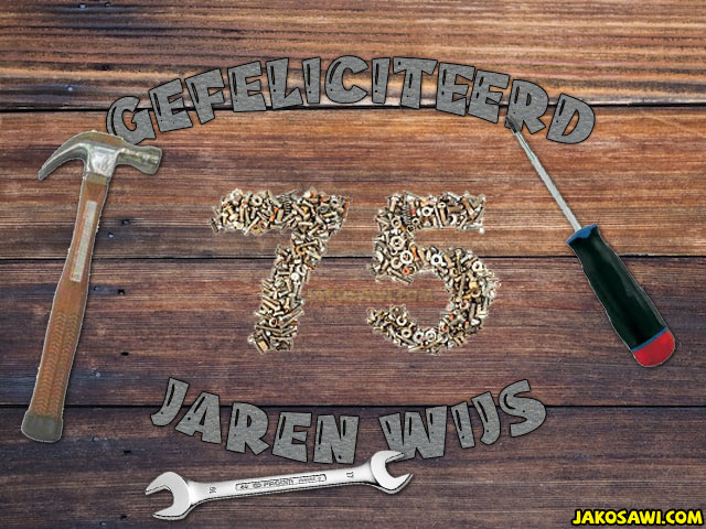 75 jaar klusser gereedschap