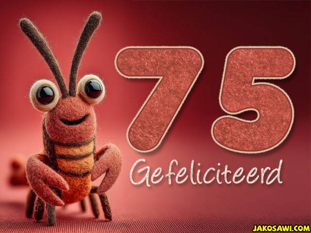 75 jaar kreeft