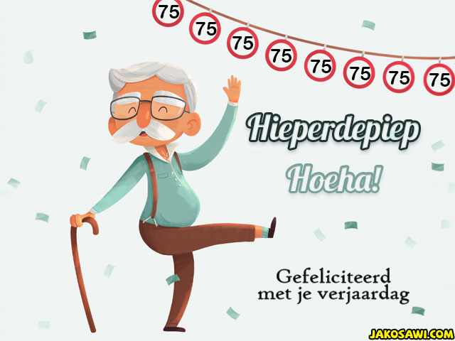 75 jaar oude man