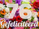 76 jaar boeket