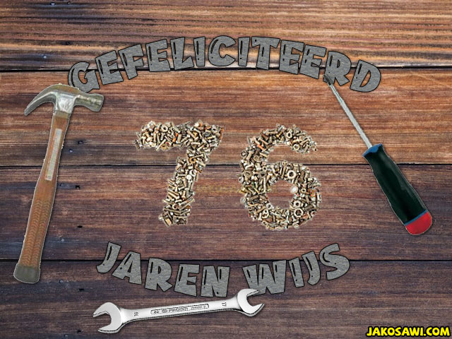 76 jaar klusser gereedschap