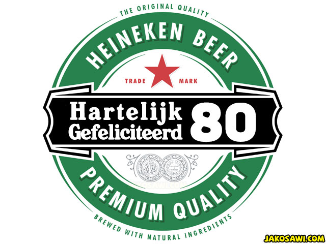 80 jaar gefeliciteerd heineken