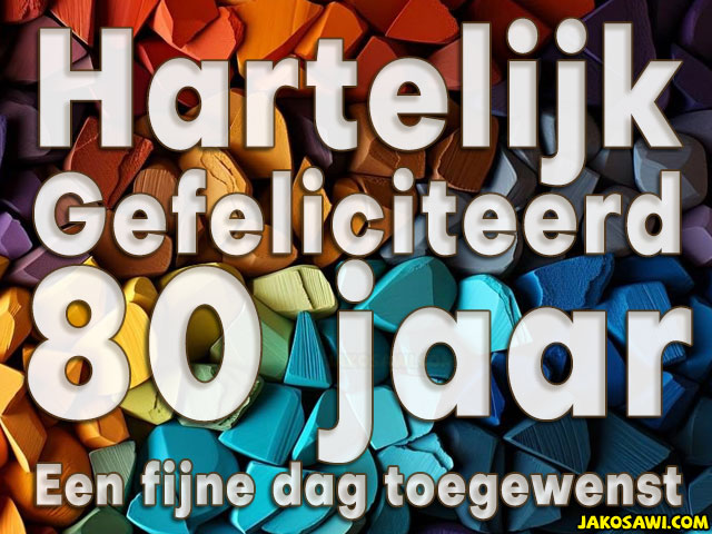 80 jaar steentjes 1