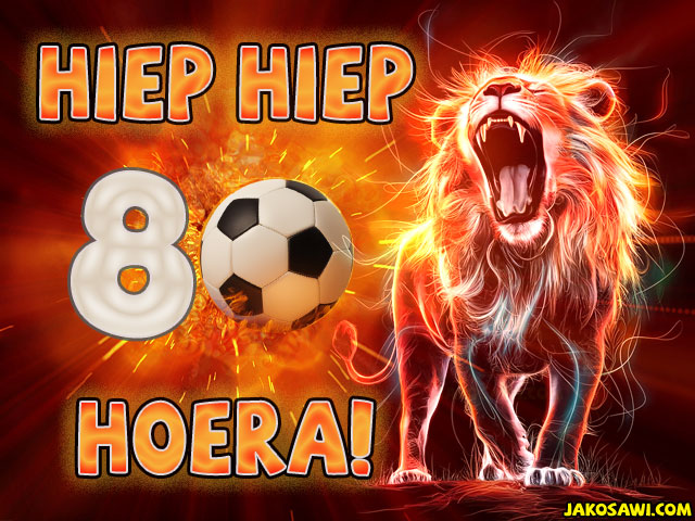 80 jaar voetbal leeuw