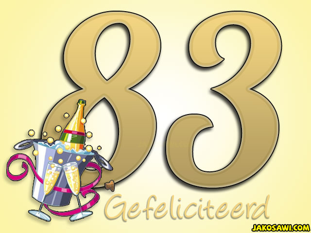 83 jaar champagne