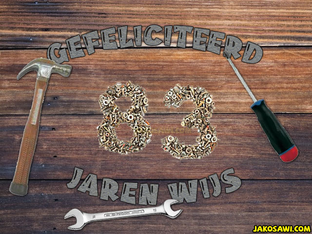 83 jaar klusser gereedschap