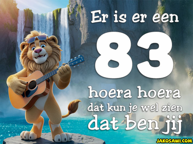83 jaar leeuw muziekaal