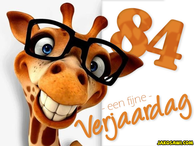 84 jaar fijne verjaardag 2201