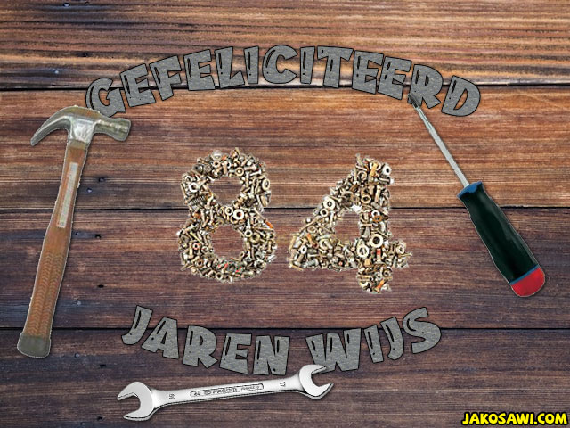 84 jaar klusser gereedschap