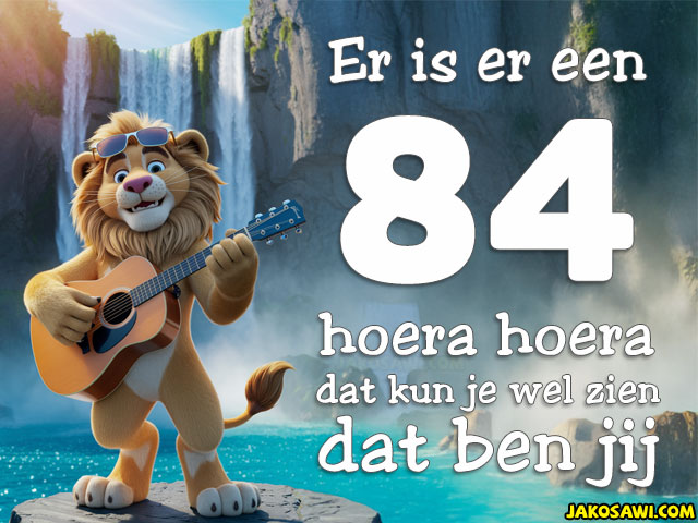 84 jaar leeuw muziekaal