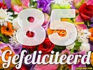 85 jaar boeket