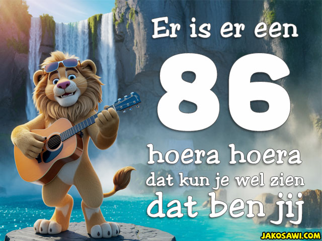86 jaar leeuw muziekaal