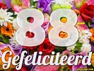 88 jaar boeket