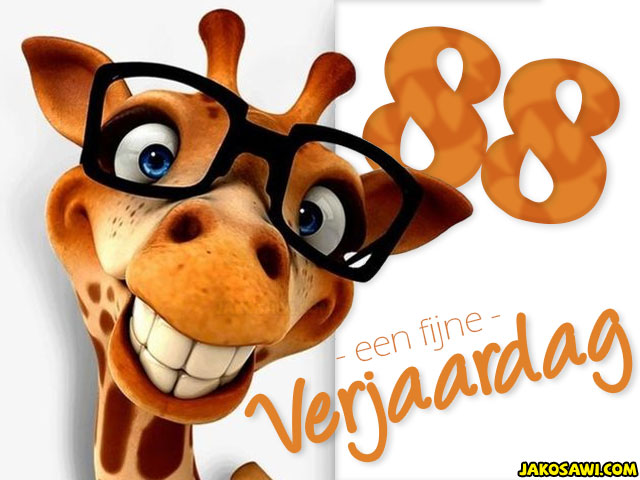 88 jaar fijne verjaardag 2201
