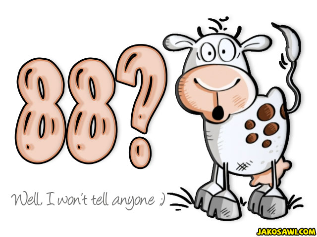 88 year funny cow