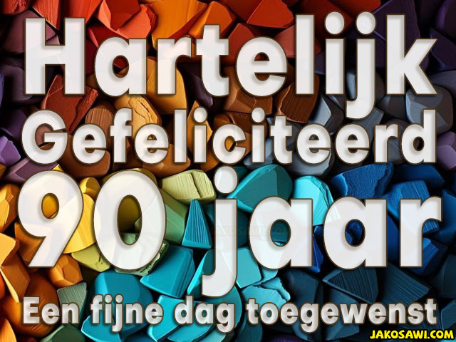 90 jaar steentjes 1