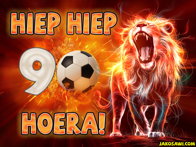 90 jaar voetbal leeuw