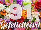 91 jaar boeket