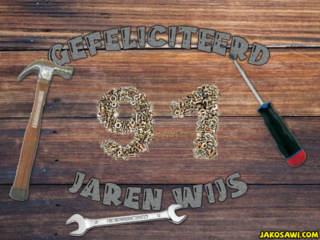 91 jaar klusser gereedschap