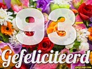 93 jaar boeket