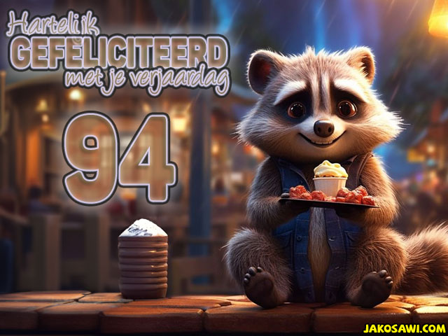 94 jaar wasbeer
