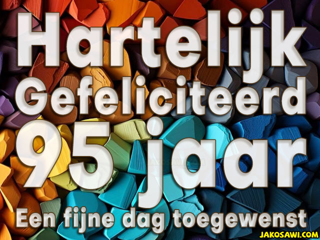 95 jaar steentjes 1
