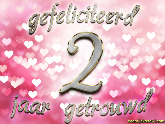 02 jaar getrouwd gl