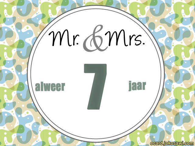 07 jaar mr en mrs 1501