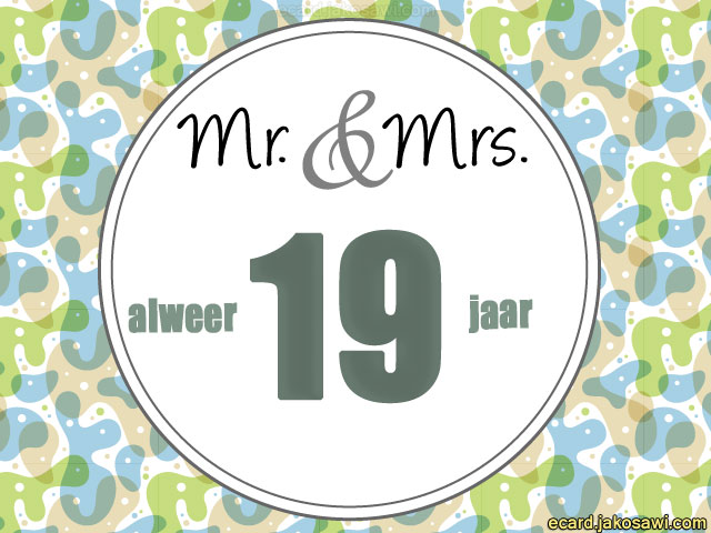 19 jaar mr en mrs 1501