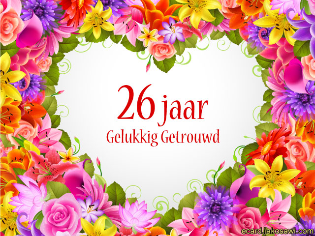 26 jaar gelukkig getrouwd 1301